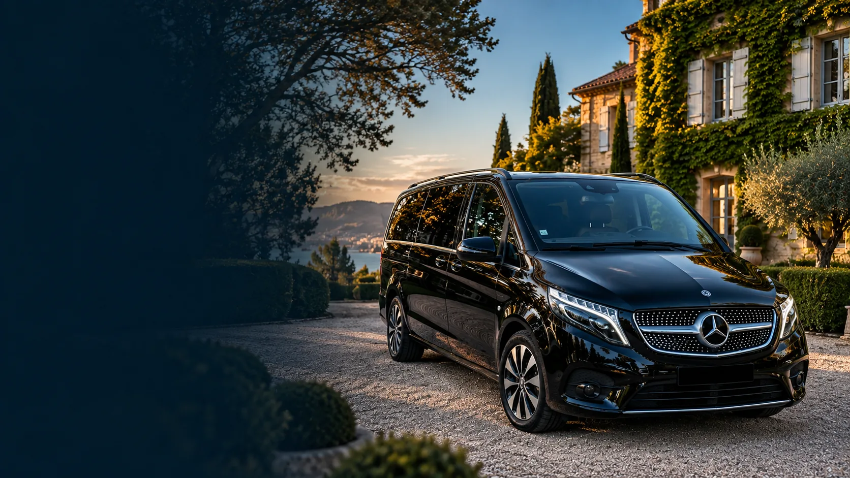 Chauffeur privé Côte d’Azur et Alpes en Mercedes