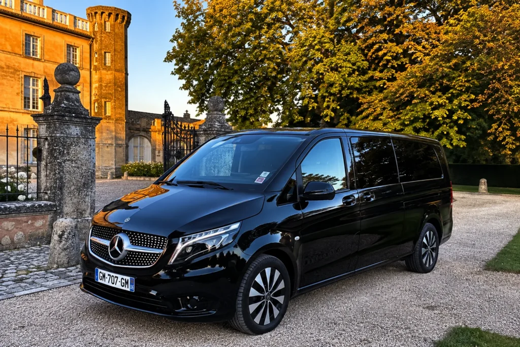 Mercedes avec chauffeur privé sur la Côte d’Azur